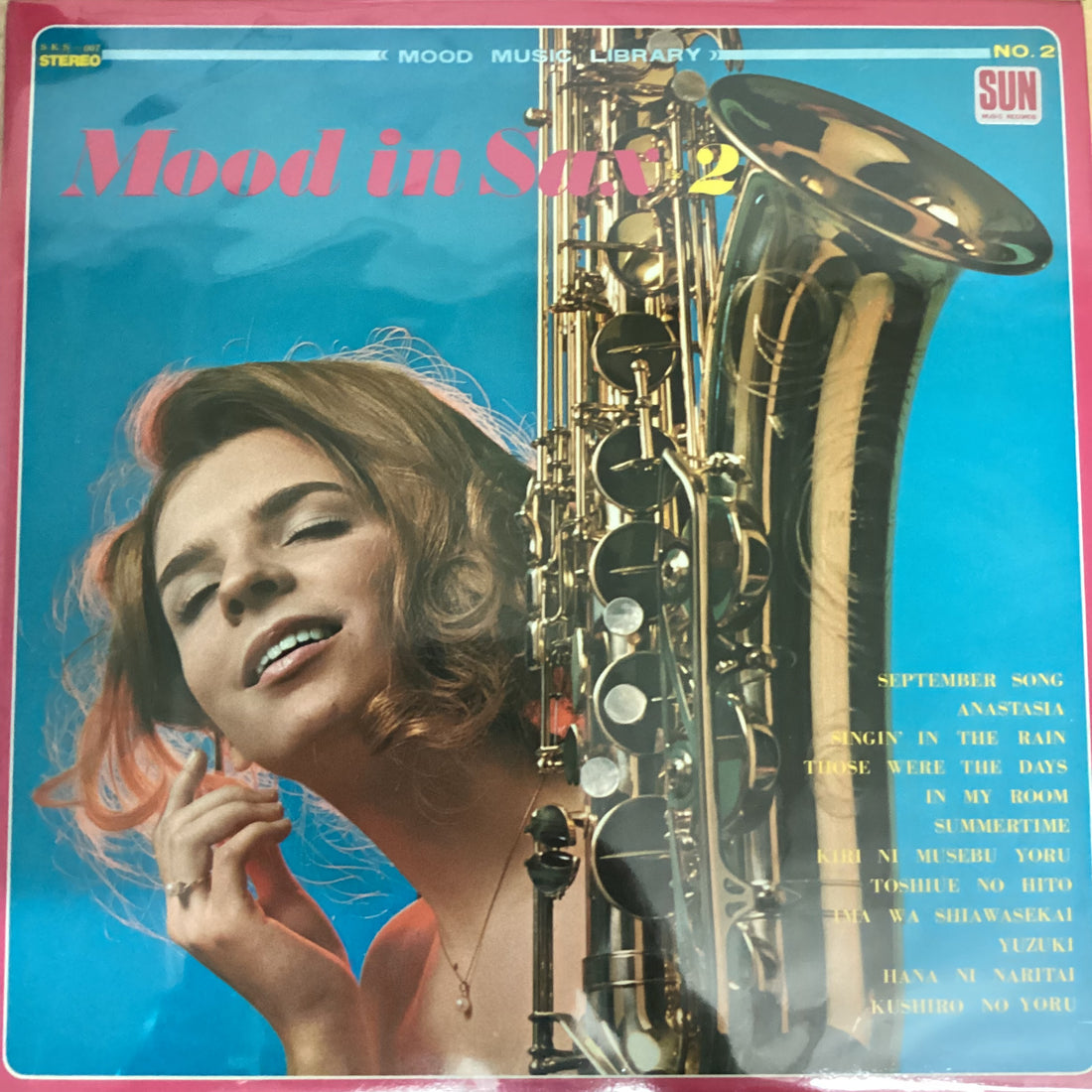 แผ่นเสียง Midnight Sun Pops Orchestra, Kil Og Yun - Mood In Sax 2 = ムード・イン・サックス 2 Vinyl VG+ แผ่นสี