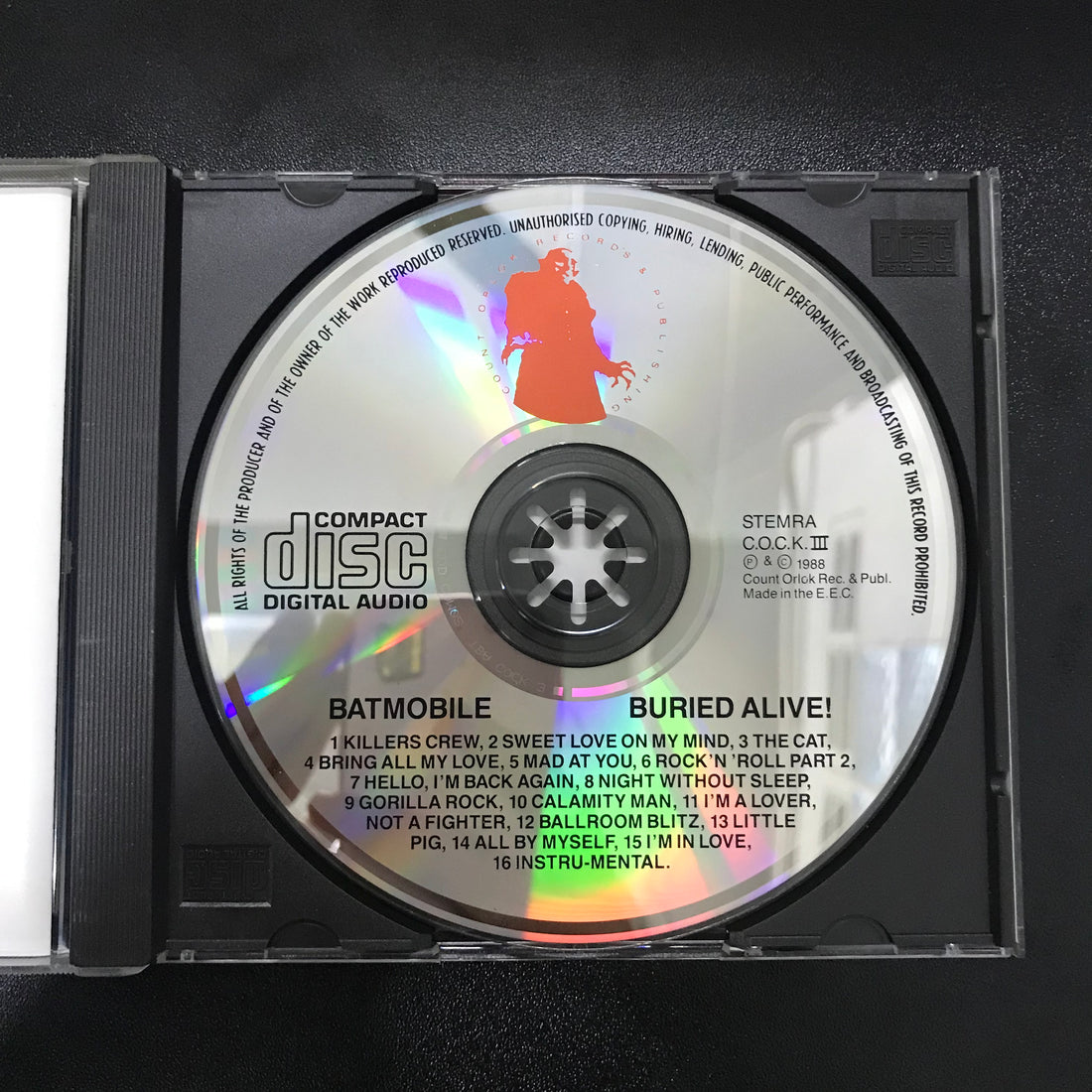 ซีดี Batmobile - Buried Alive CD VG+