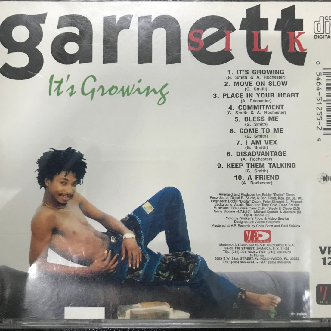 ซีดี Garnett Silk - It's Growing CD VG+