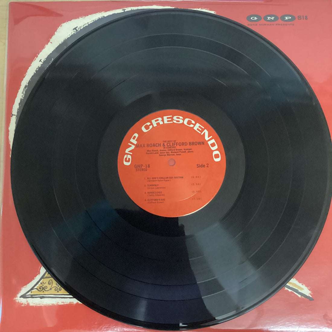 แผ่นเสียง Clifford Brown And Max Roach - The Best Of Max Roach And Clifford Brown In Concert Vinyl VG+