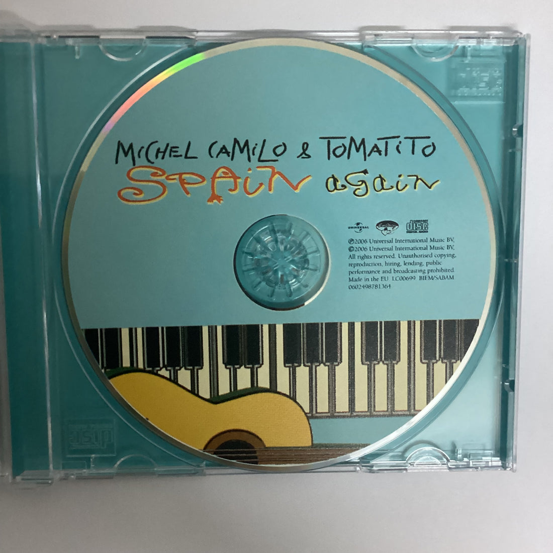 ซีดี Michel Camilo & Tomatito - Spain Again CD NM or M-