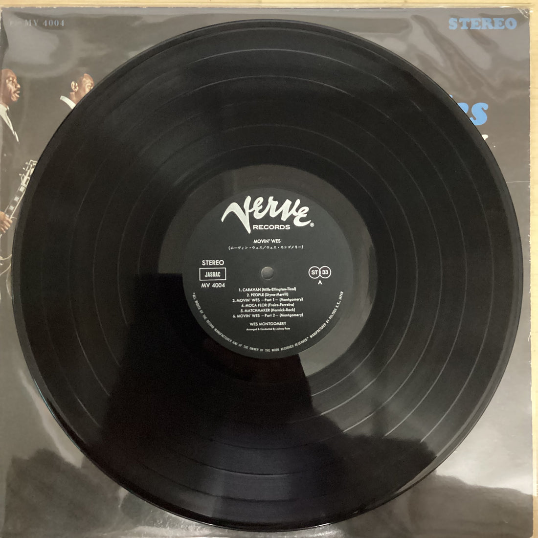 แผ่นเสียง Wes Montgomery - Movin' Wes Vinyl VG+