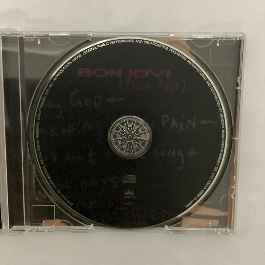 ซีดี Bon Jovi - These Days CD VG+