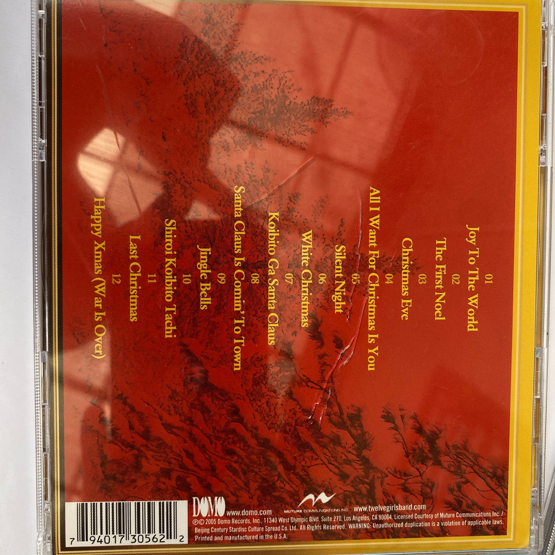 ซีดี 女子十二乐坊 / 女子十二乐坊 - Twelve Girls Of Christmas CD NM or M-