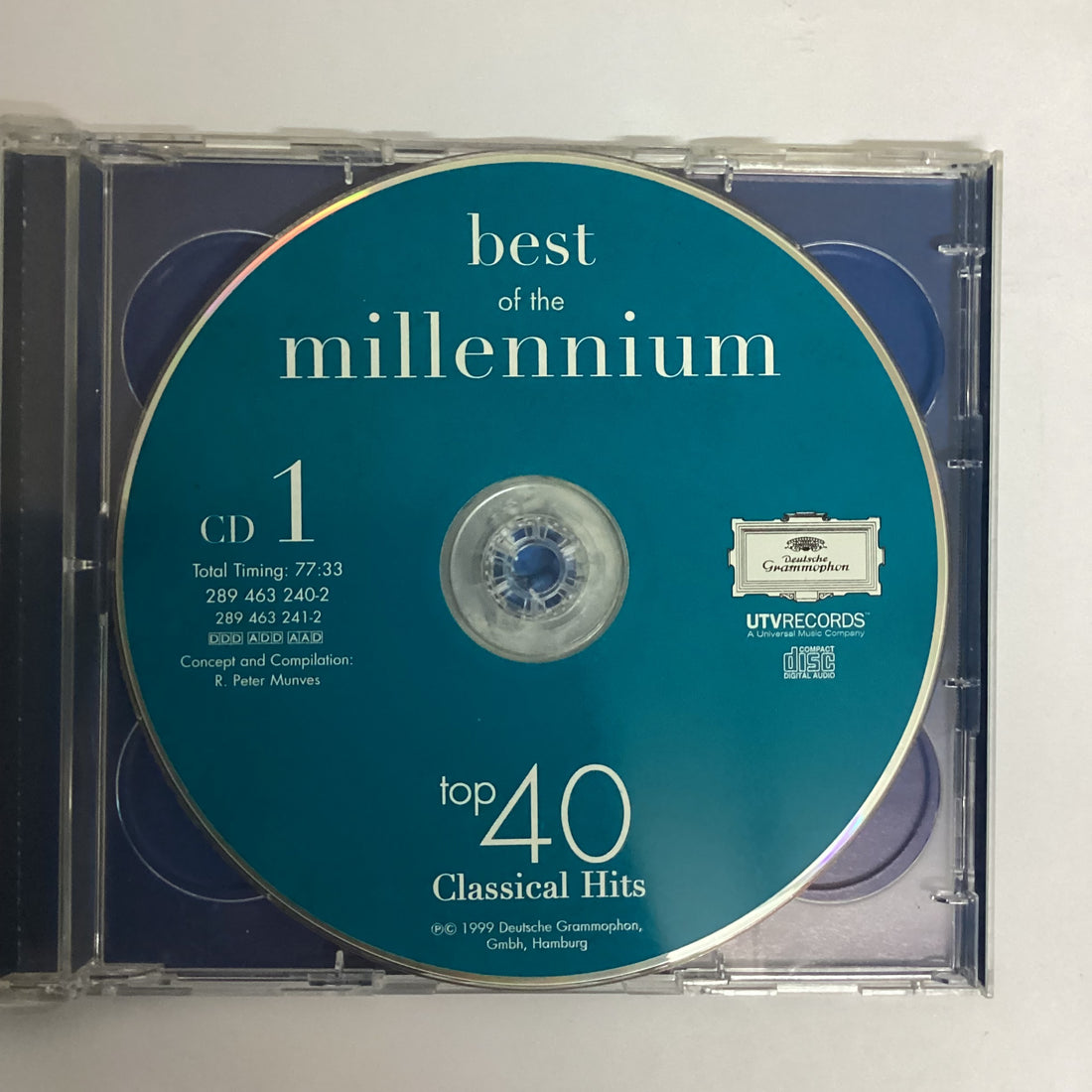 ซีดี Various - Best Of The Millennium: Top 40 Classical Hits CD VG 2CDs