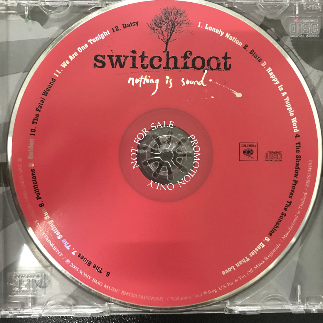 ซีดี Switchfoot - Nothing Is Sound CD VG+