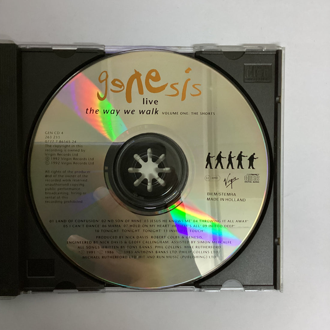 ซีดี Genesis - Live / The Way We Walk Volume One: The Shorts CD VG+