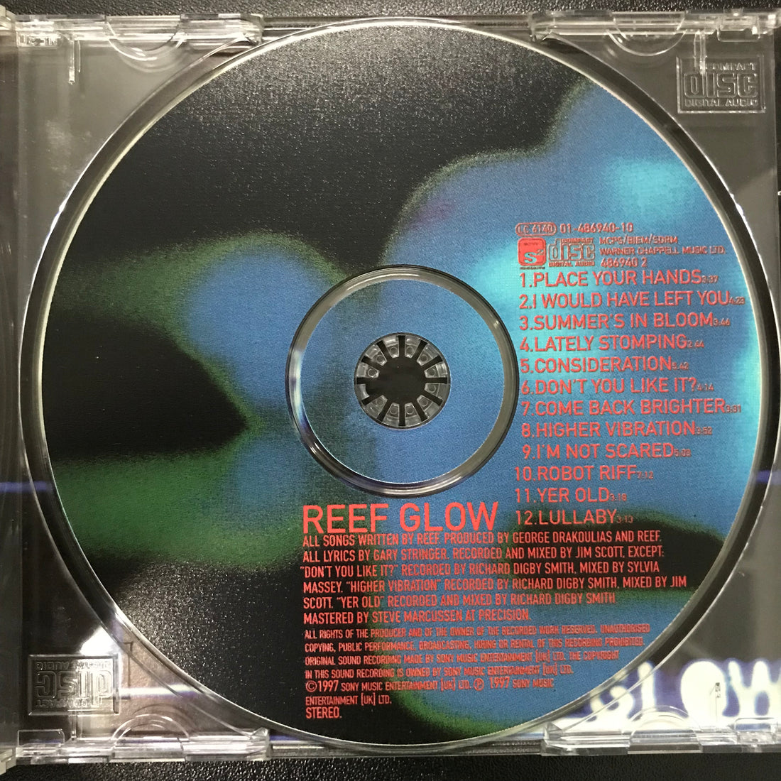 ซีดี Reef - Glow CD VG+