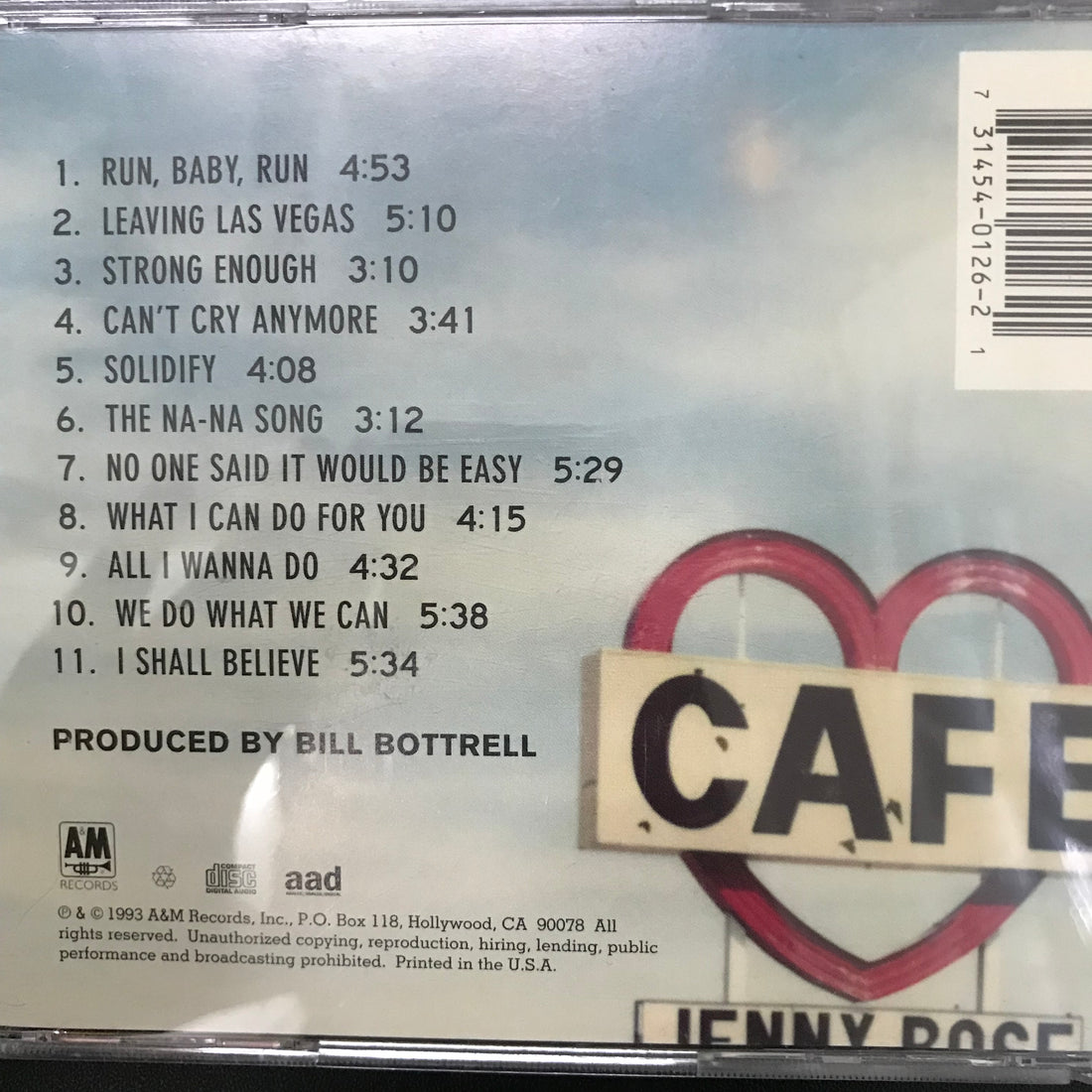 ซีดี Sheryl Crow - Tuesday Night Music Club CD VG+