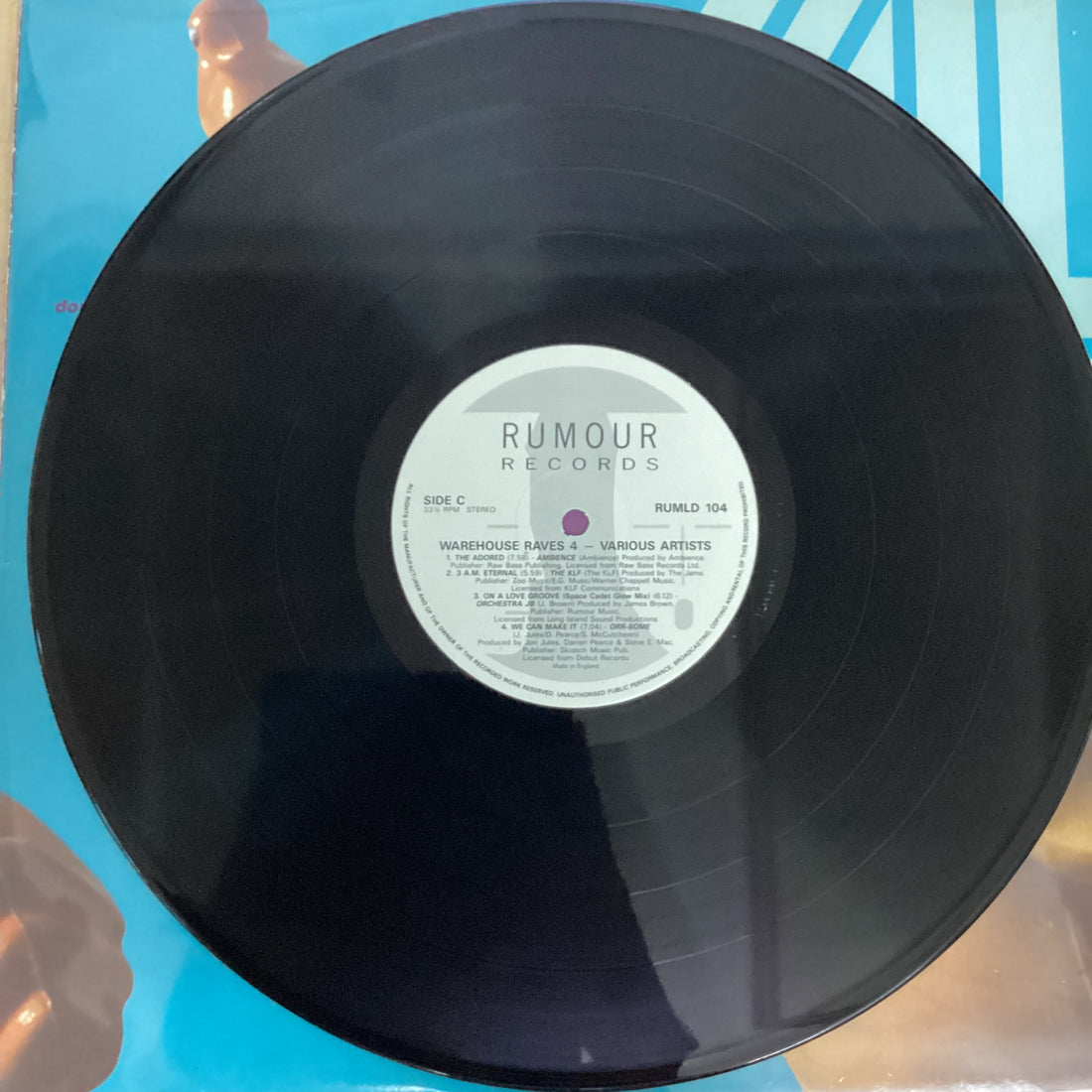 แผ่นเสียง Various - Warehouse Raves 4 Vinyl VG+ 2LPs