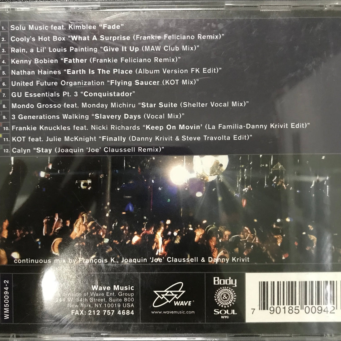 ซีดี Various - Body & Soul NYC Vol 4 CD VG+