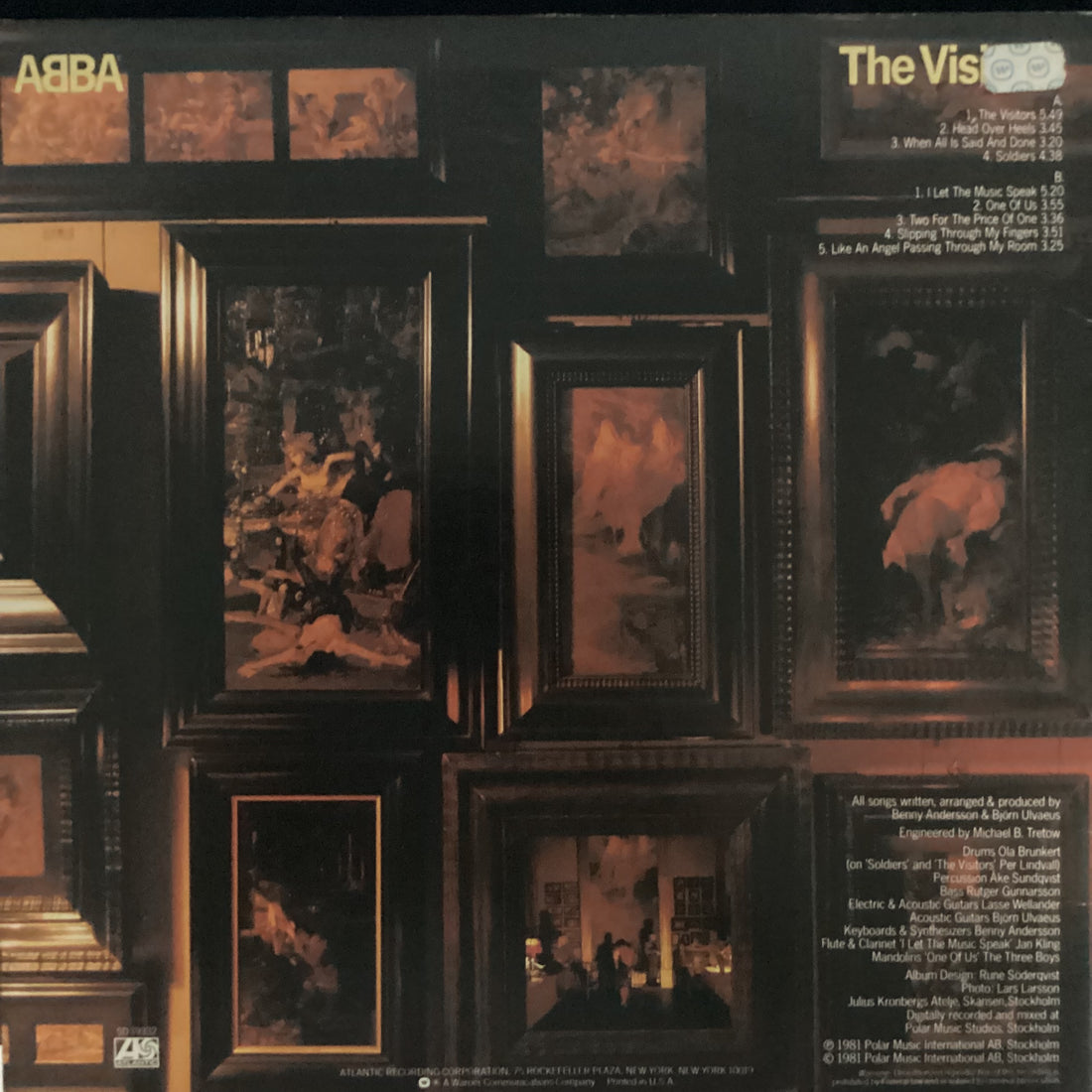 แผ่นเสียง ABBA - The Visitors Vinyl VG+