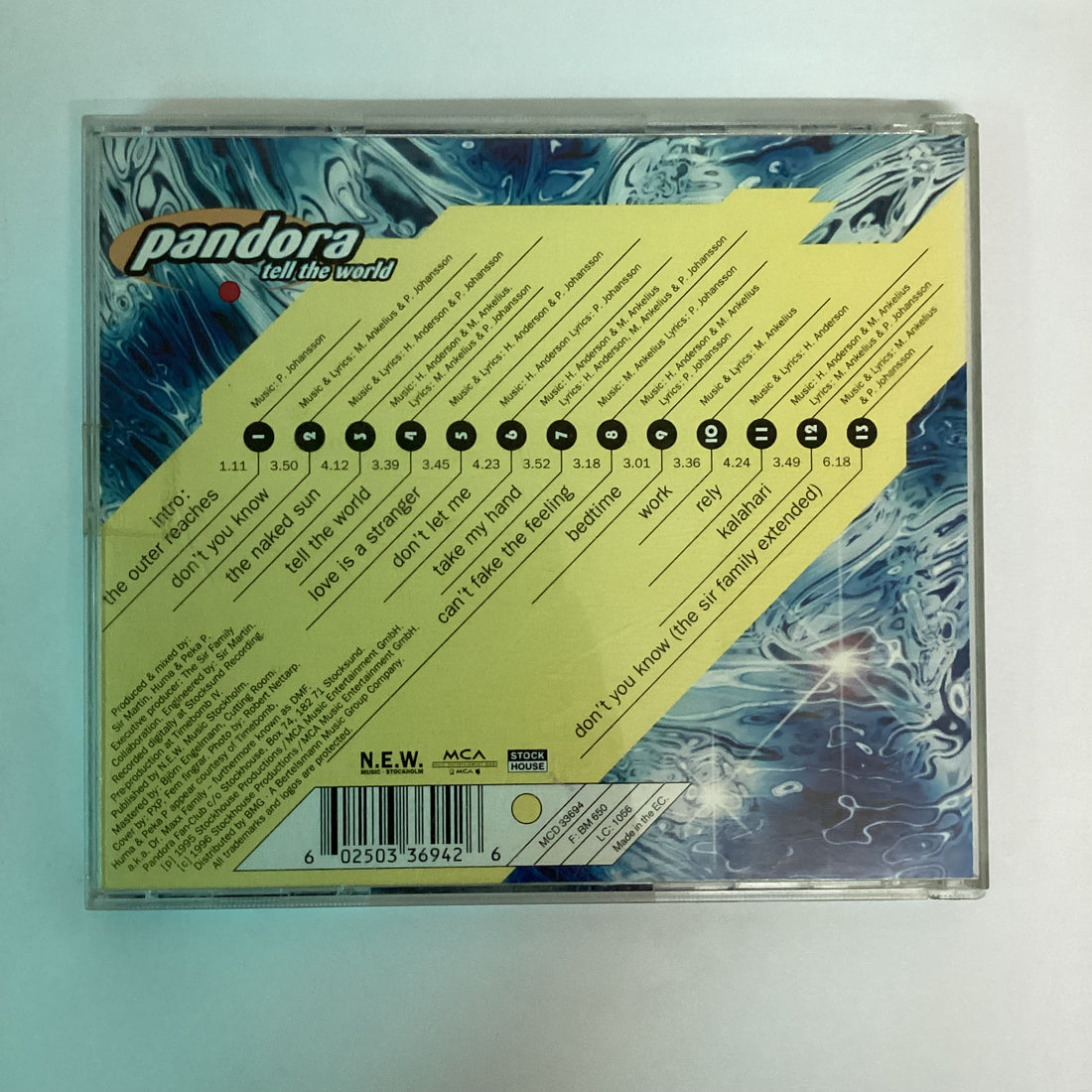 ซีดี Pandora - Tell The World CD VG+