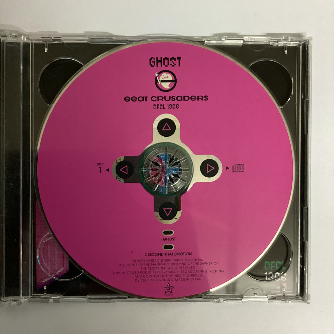 ซีดี Beat Crusaders - Ghost CD VG+ 1CD 1DVD