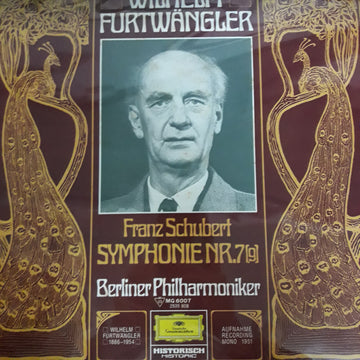 แผ่นเสียง WILHELM FURTWANGLER - Franz Schubert SYMPHONIE NR.7 (Vinyl) (VG+)