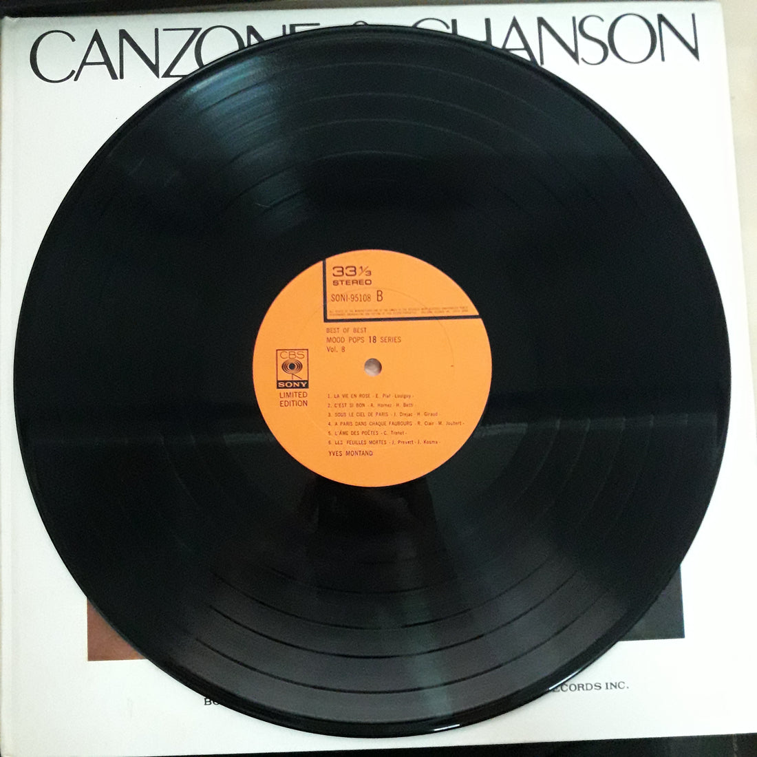 แผ่นเสียง CARAVELLI/YVES MONTAND - CANZONE & CHANSON (Vinyl) (VG+)