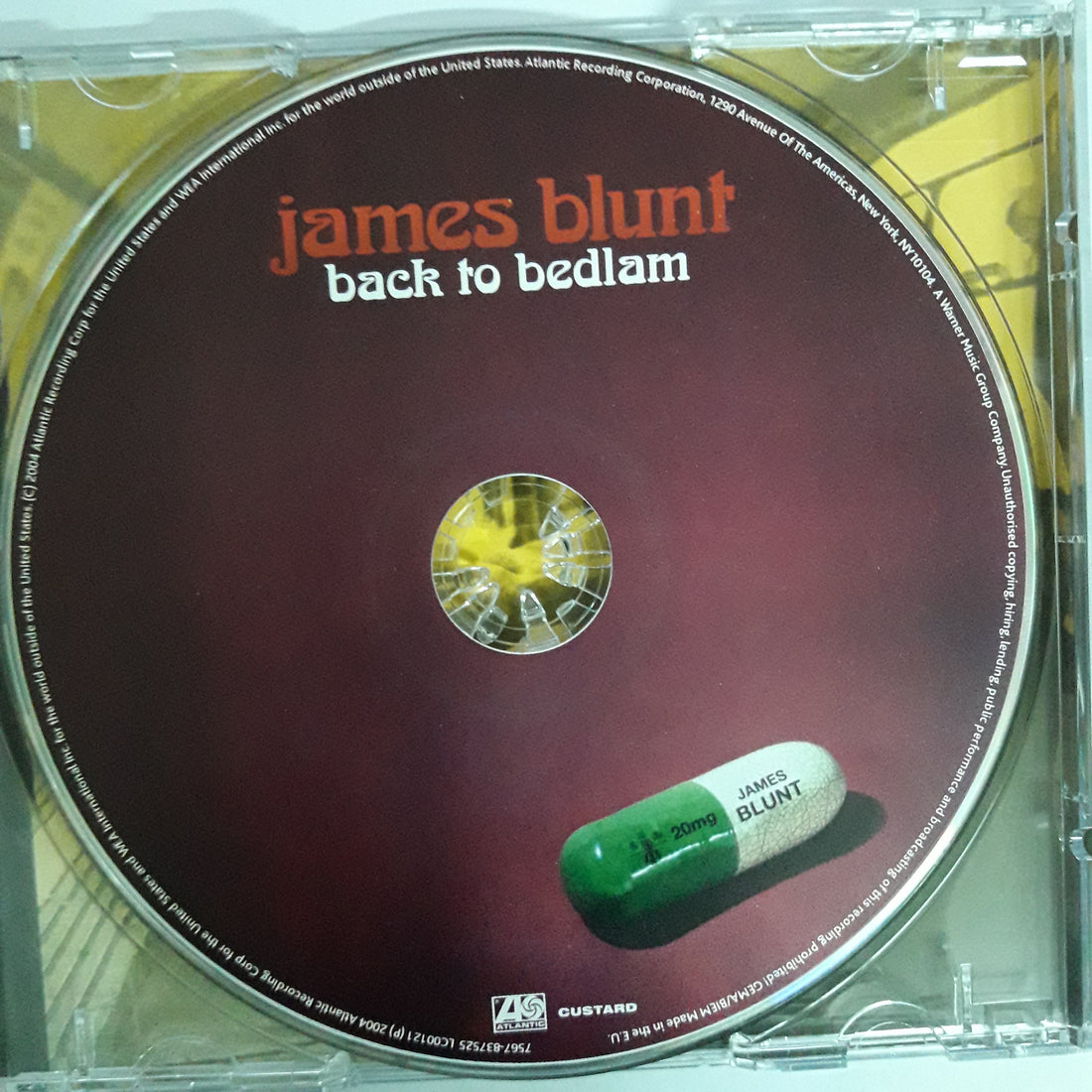 ซีดี James Blunt - Back To Bedlam (CD) (VG+)