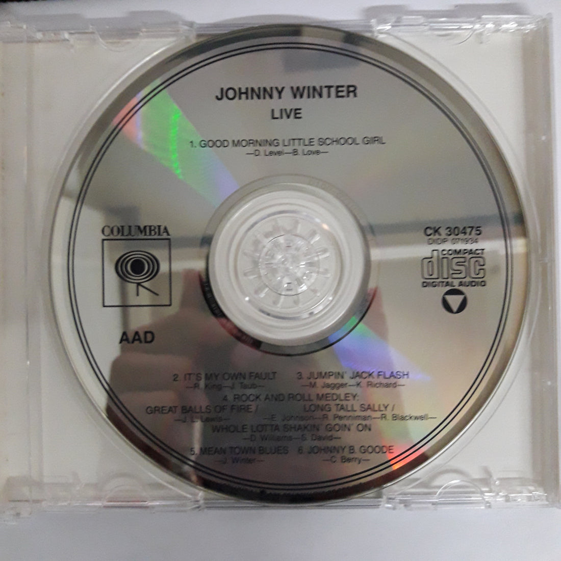 ซีดี Johnny Winter And - Live Johnny Winter And (CD) (VG+)