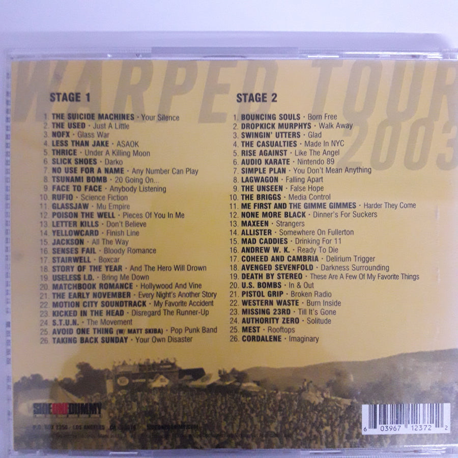 ซีดี Various - Vans Warped Tour (2003 Tour Compilation) (CD) (VG+) (2LPs)