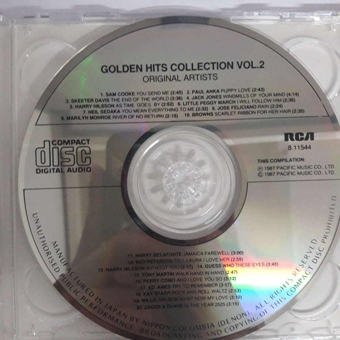 Various - Golden Hits Collection Vol. 2 (CD) (VG+)