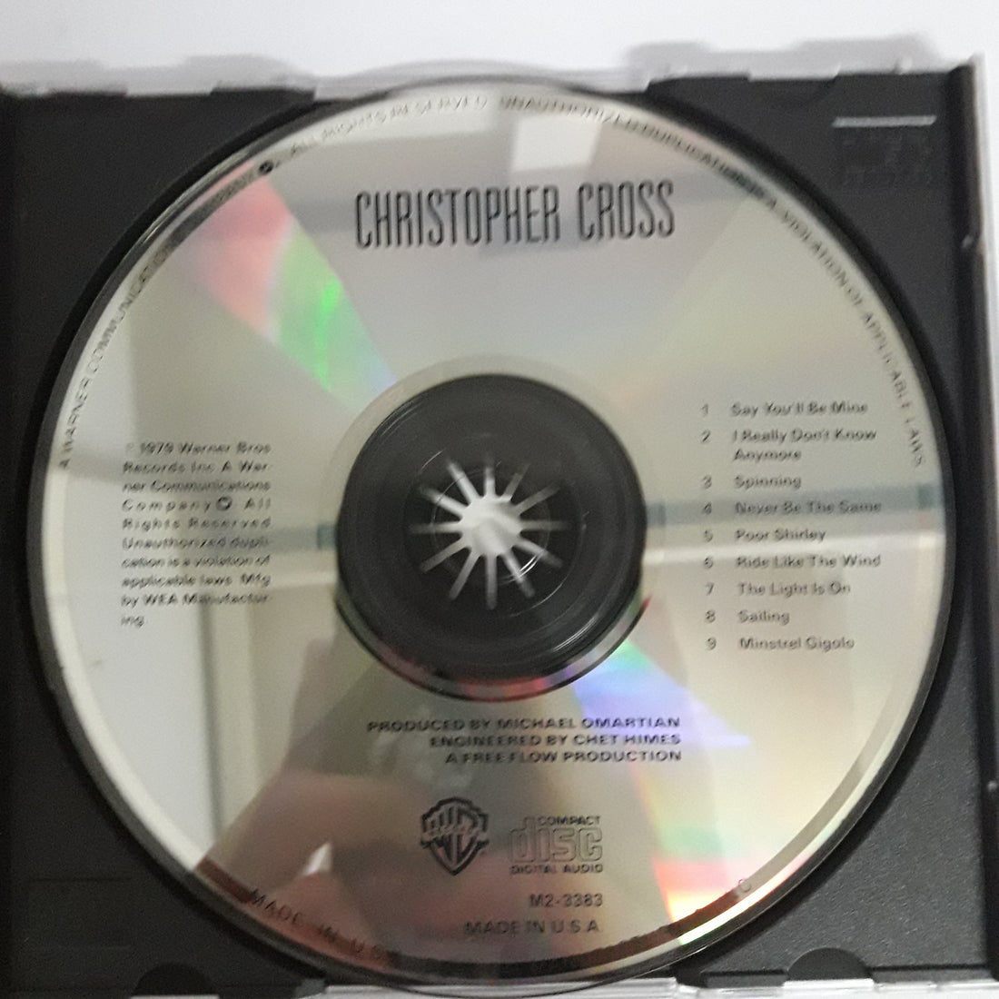 ซีดี Christopher Cross - Christopher Cross CD VG+