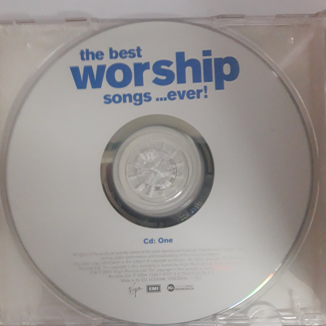 ซีดี Various - The Best Worship Songs...Ever! (3CDs) (VG+)