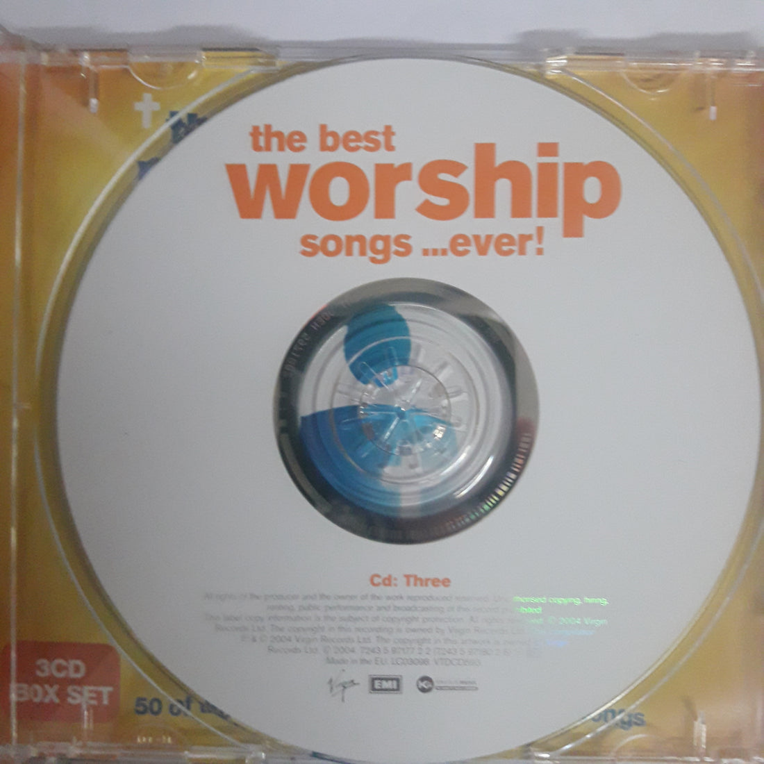 ซีดี Various - The Best Worship Songs...Ever! (3CDs) (VG+)