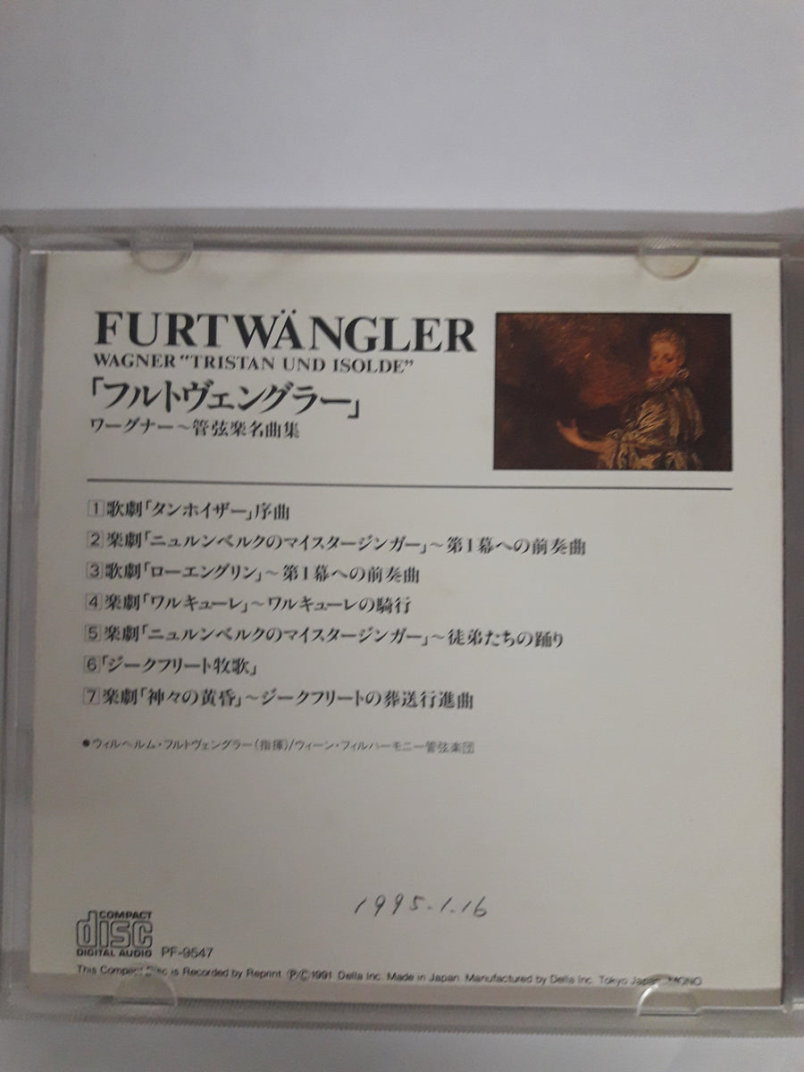 ซีดี FURTWANGLER - WAGNER TRISTAN UND ISOLDE CD VG+