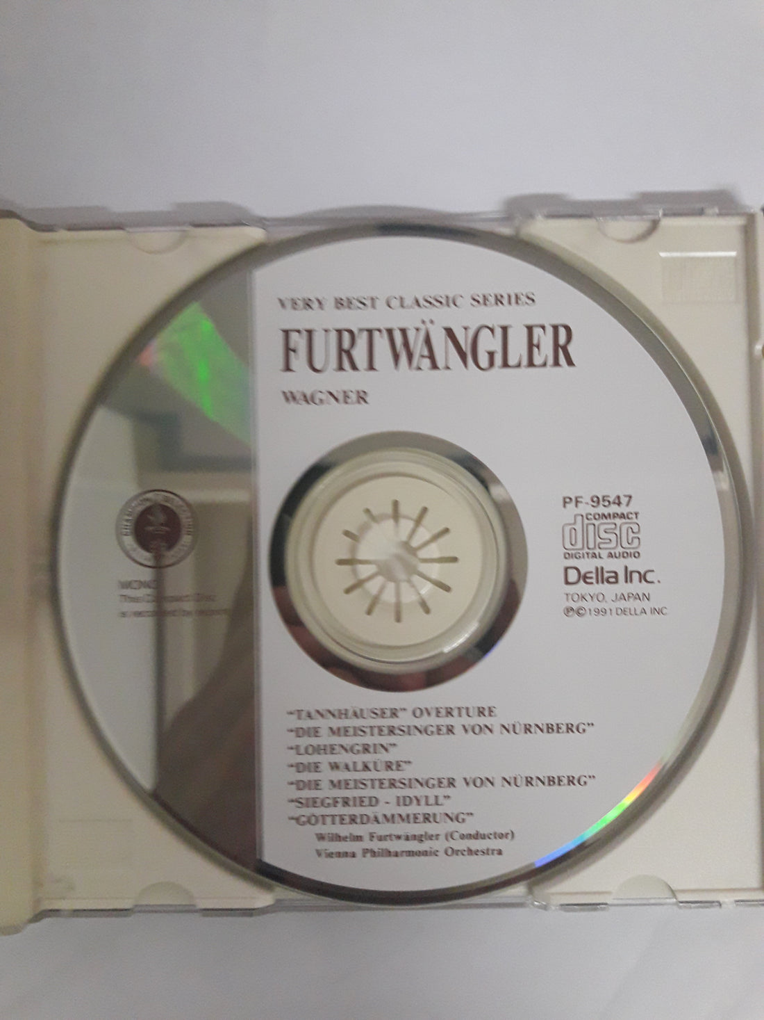 ซีดี FURTWANGLER - WAGNER TRISTAN UND ISOLDE CD VG+