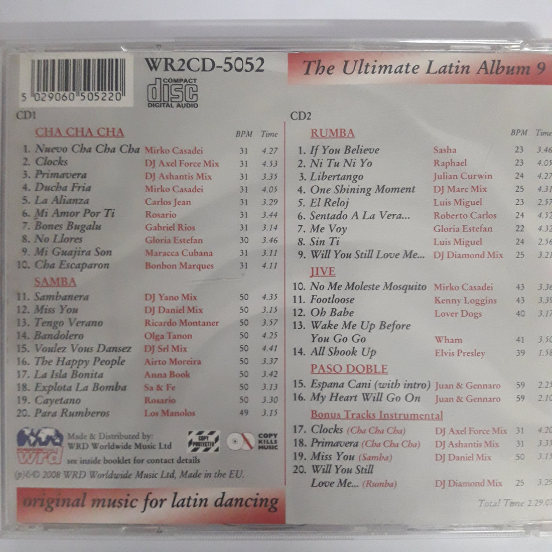 ซีดี Various - The Ultimate Latin Album 9 (2CDs) (VG+)