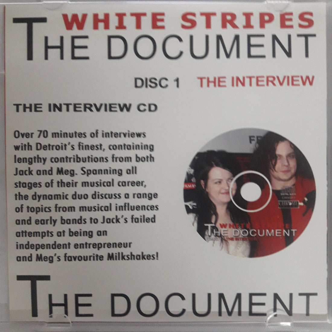 ซีดี WHITE STRIPES - THE DOCUMENT (2CDs) (VG+)