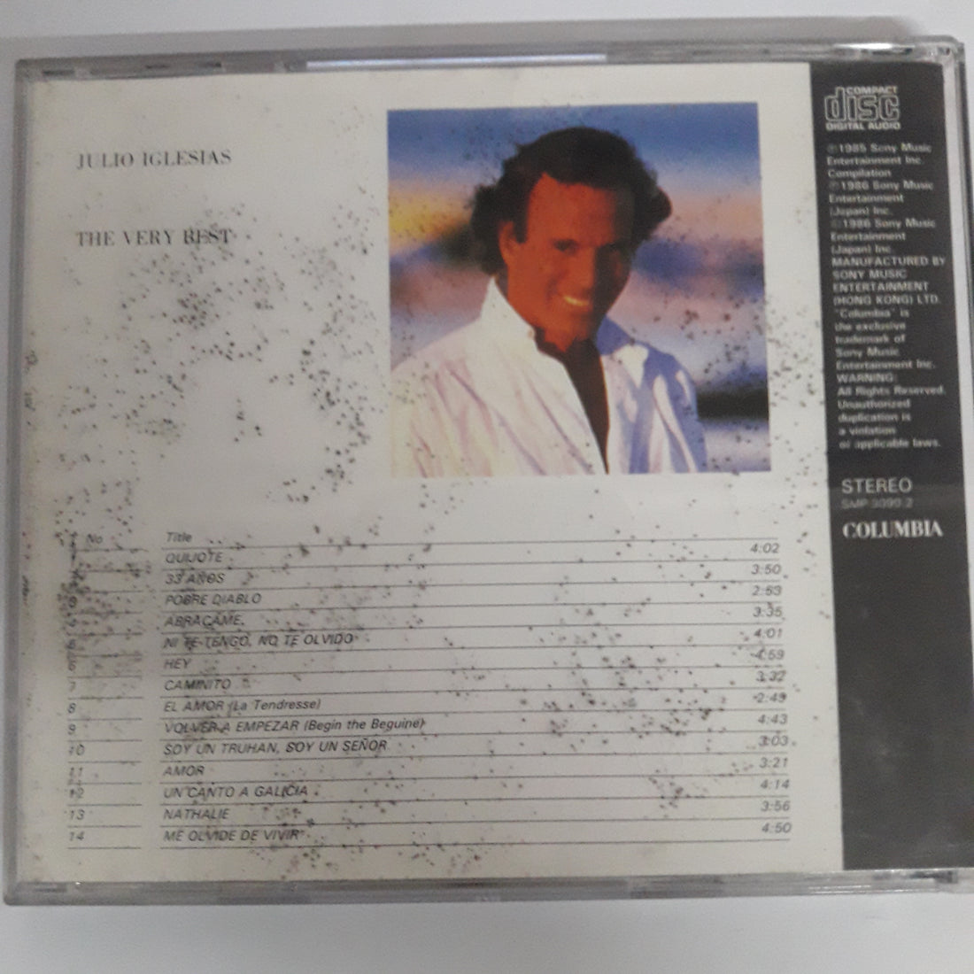 ซีดี Julio Iglesias - The Very Best CD VG