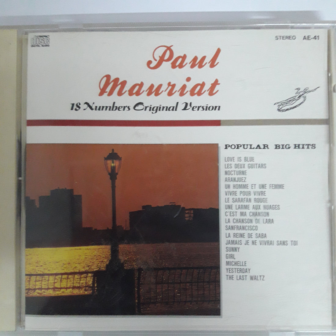 ซีดี Paul Mauriat - 18 Numbers Original Version (CD) (VG+)