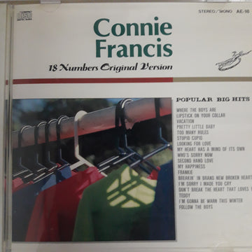 ซีดี Connie Francis - 18 Numbers Original Version (CD) (VG+)