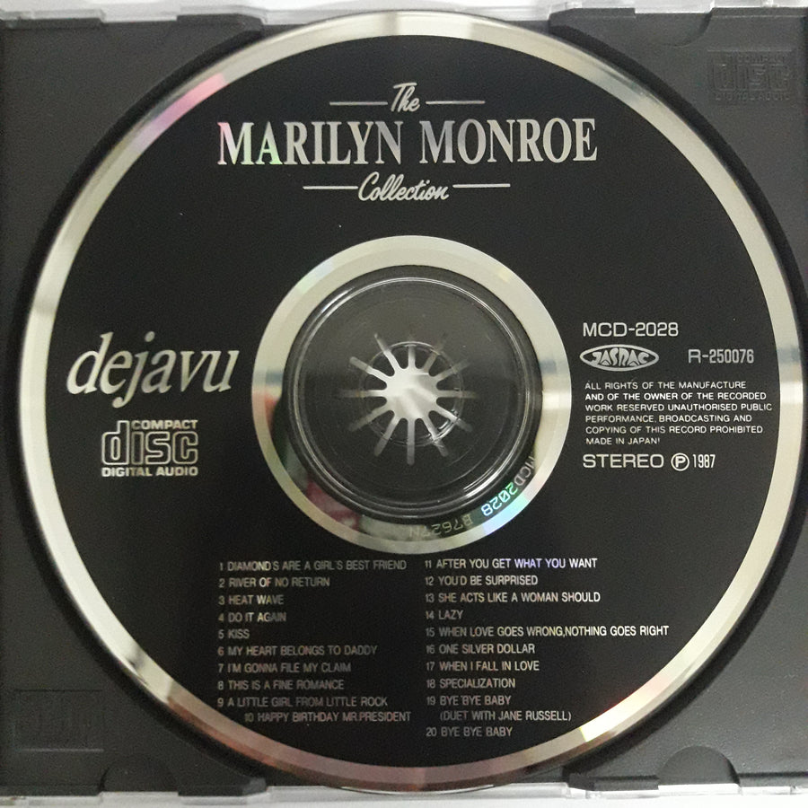 ซีดี MARILYN MONROE - 20 GOLDEN GREATS CD VG+