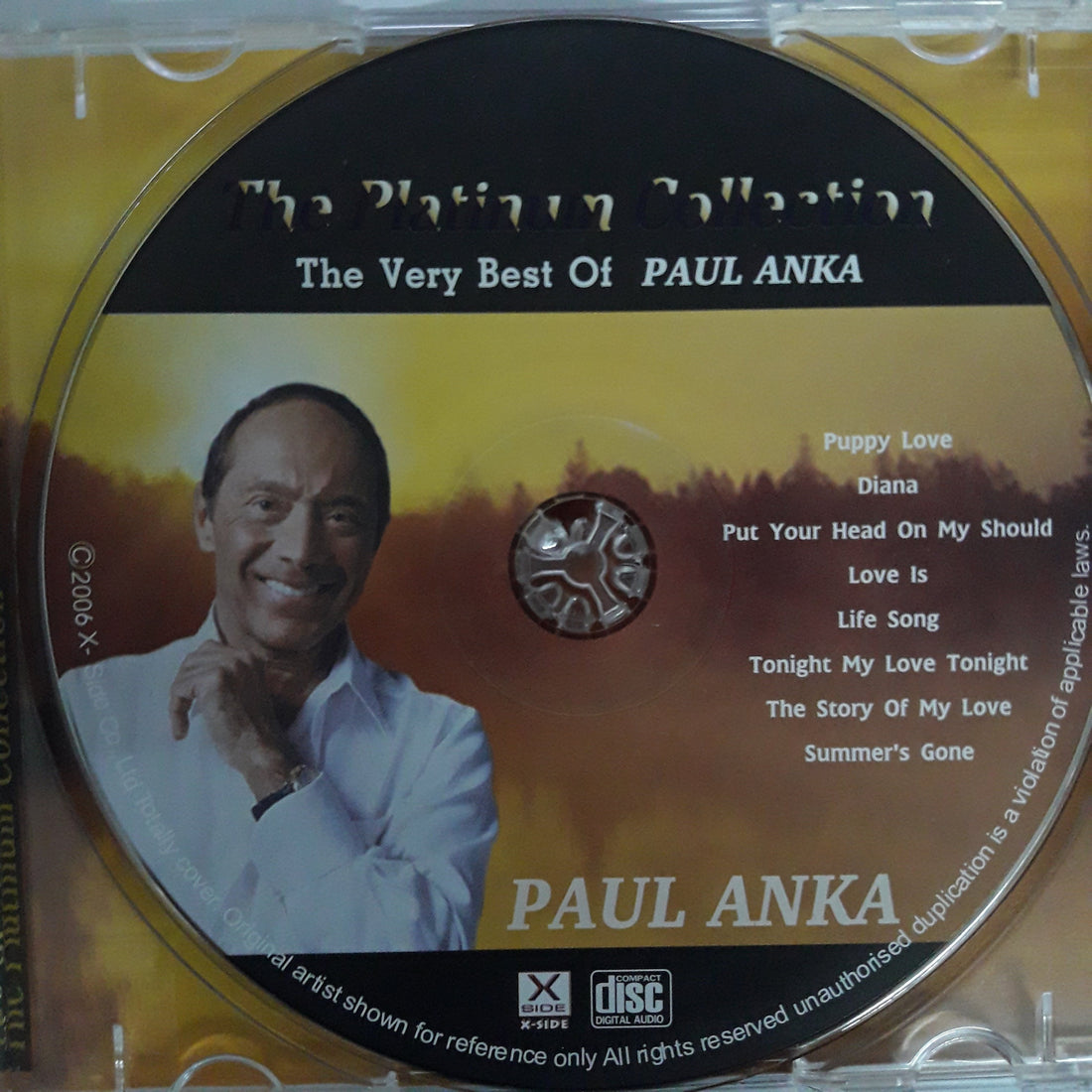 ซีดี PAUL ANKA - The Platinum Collection (CD) (VG+)