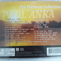 ซีดี PAUL ANKA - The Platinum Collection (CD) (VG+)