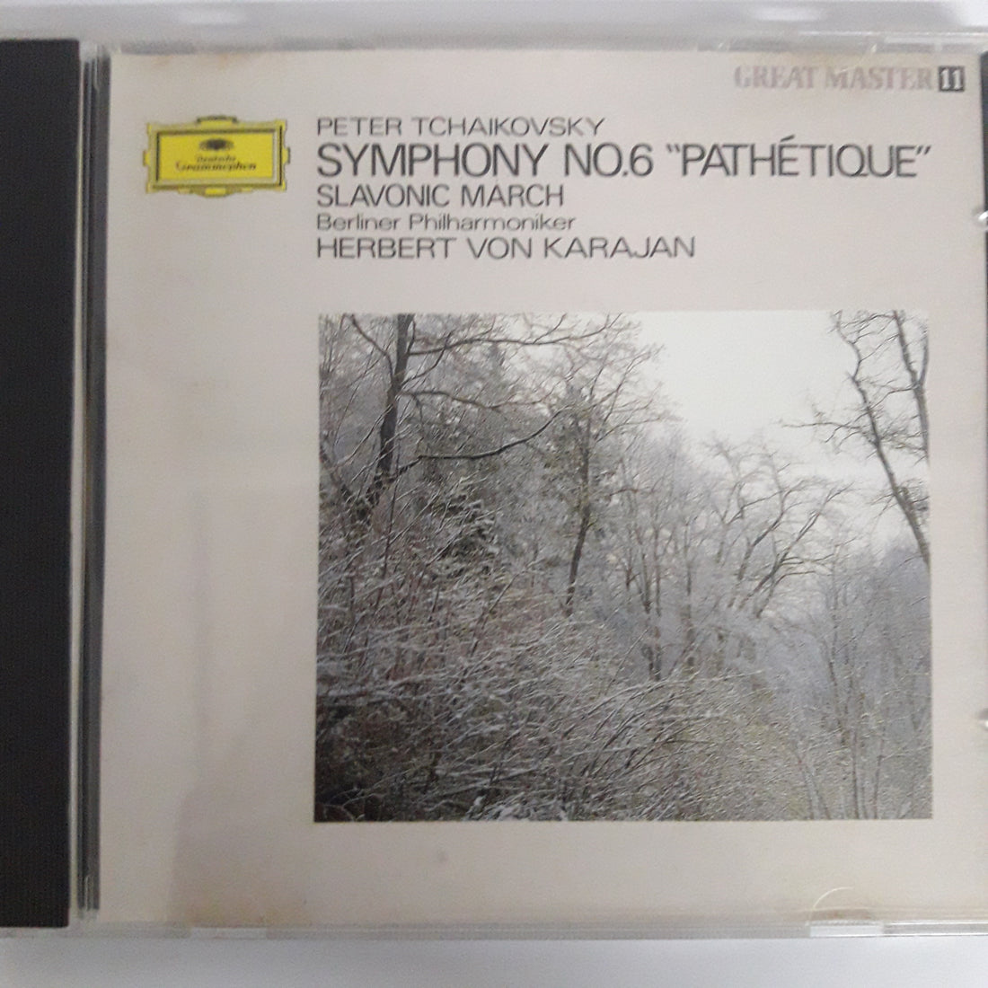 ซีดี HERBERT VON KARAJAN - PETER TCHAIKOVSKY SYMPHONY NO.6 SLAVONIC MARCH (CD) (VG+)