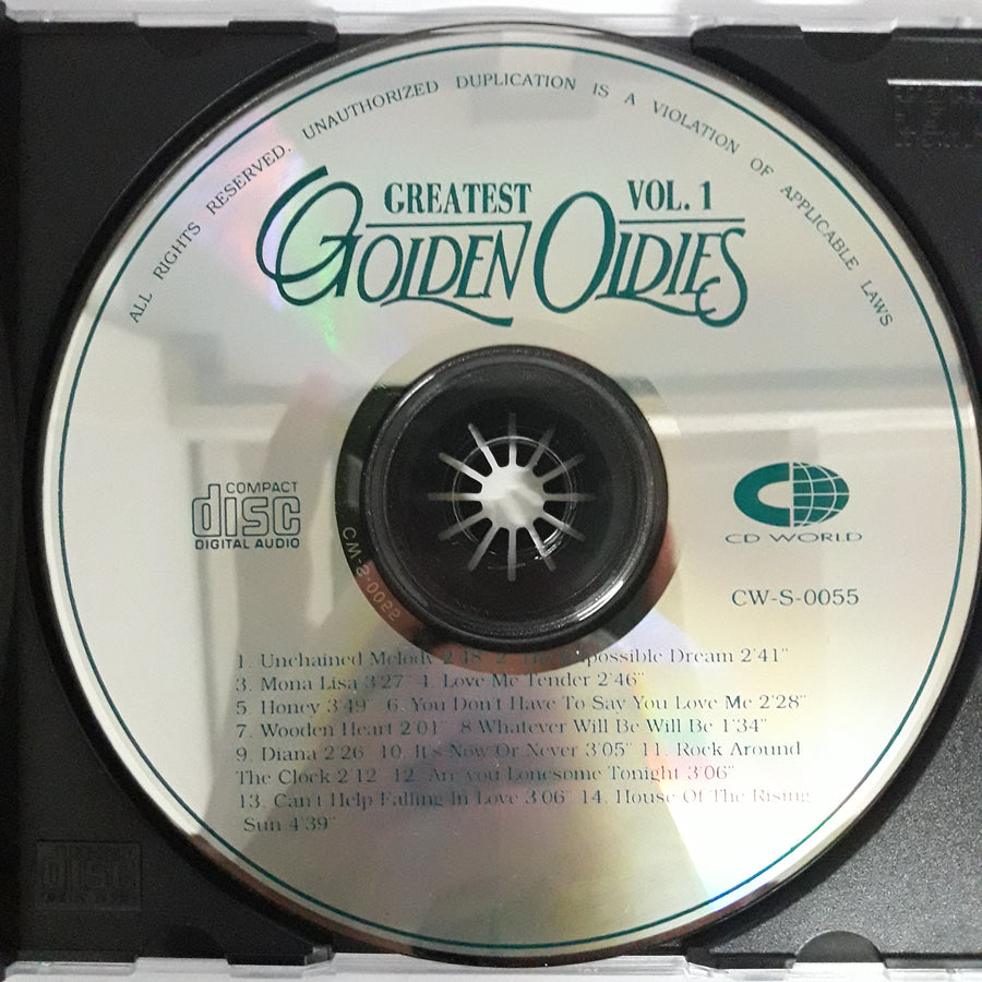 ซีดี GREATEST GOLDEN OLDIES VOL.1 (CD) (VG+)