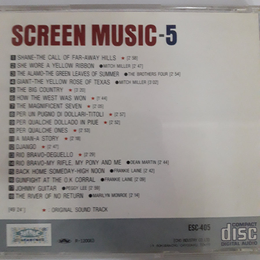 ซีดี SCREEN MUSIC 5 (CD) (VG+)