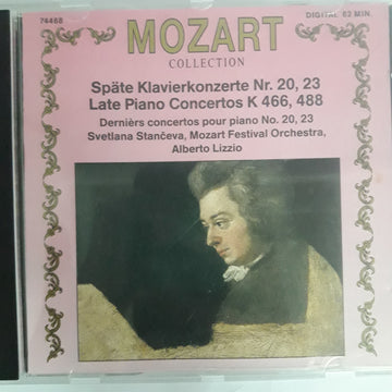 ซีดี MOZART COLLECTION - Nr. 20,23 Late Piano Concertos K 466,488 (CD) (VG+)