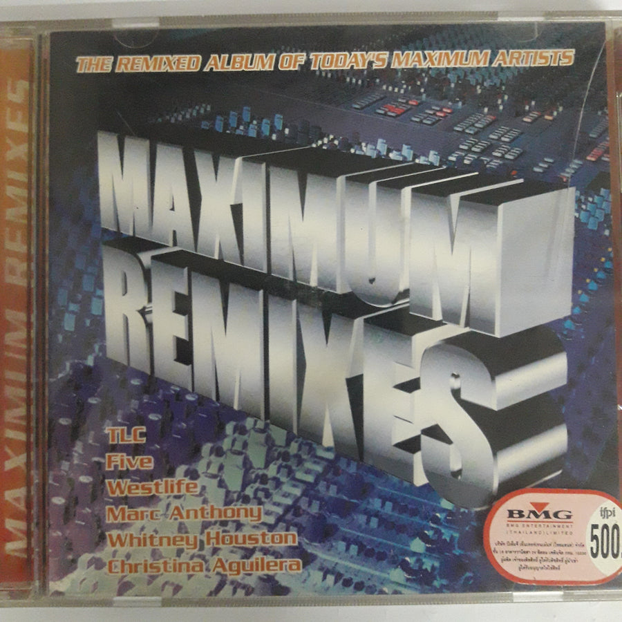 ซีดี MAXIMUM REMIXES - THE REMIXED ALBUM OF TOOAY'S MAXIMUM ARTISTS CD VG+