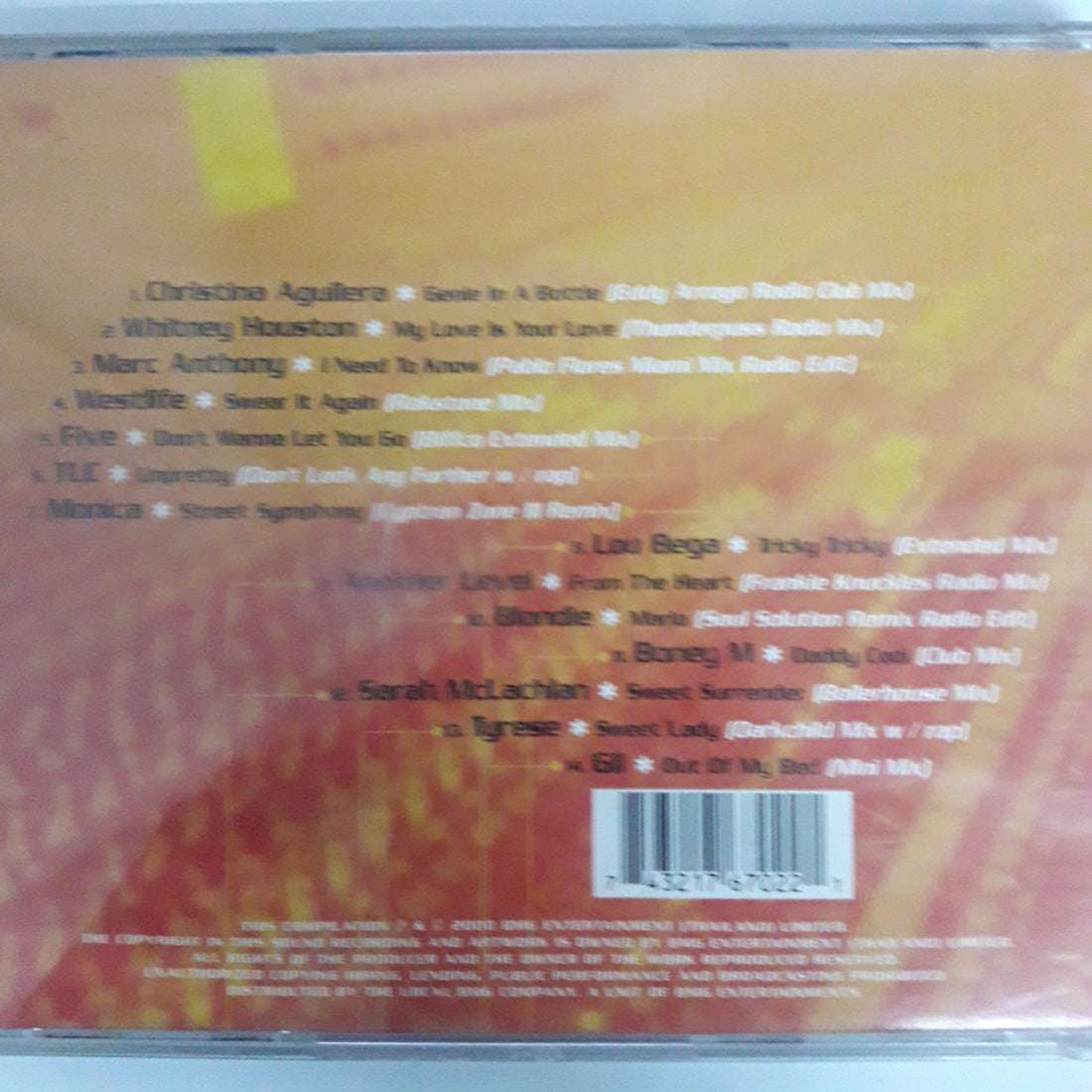 ซีดี MAXIMUM REMIXES - THE REMIXED ALBUM OF TOOAY'S MAXIMUM ARTISTS CD VG+