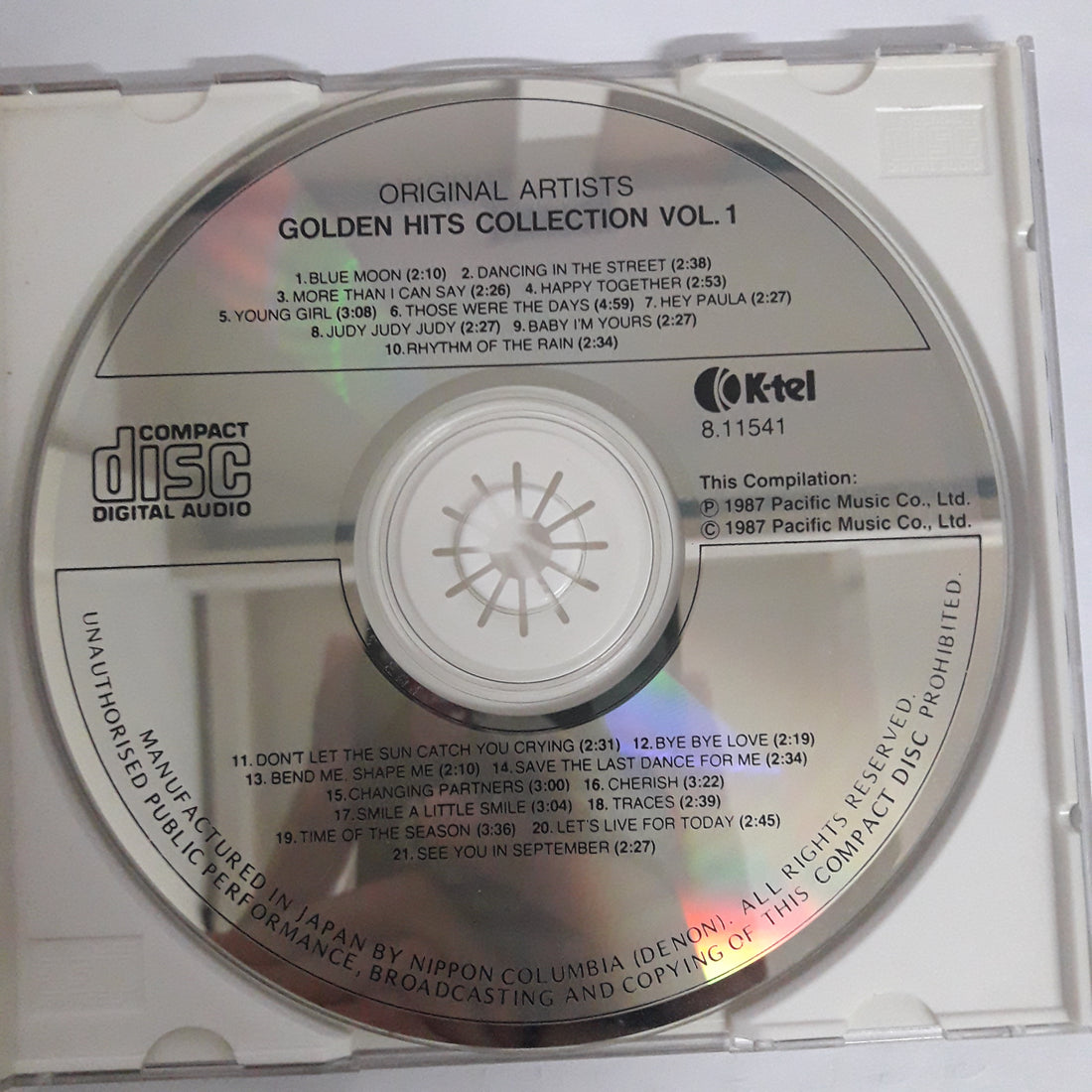 ซีดี Various - GOLDEN HITS COLLECTION VOL.1 (CD) (VG+)