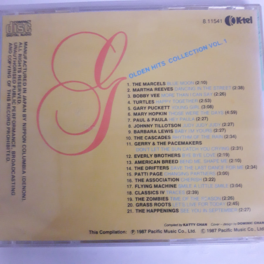 ซีดี Various - GOLDEN HITS COLLECTION VOL.1 (CD) (VG+)