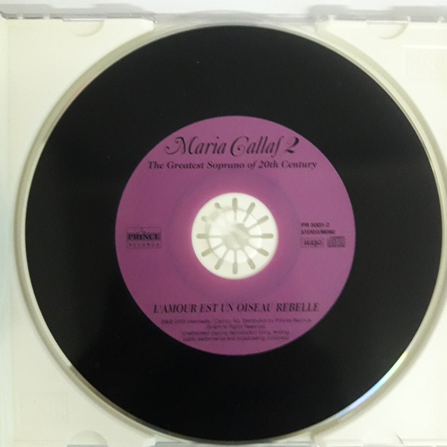 ซีดี MARIA CALLAS - L'AMOUR EST UN OISEAU REBELLE CD VG+