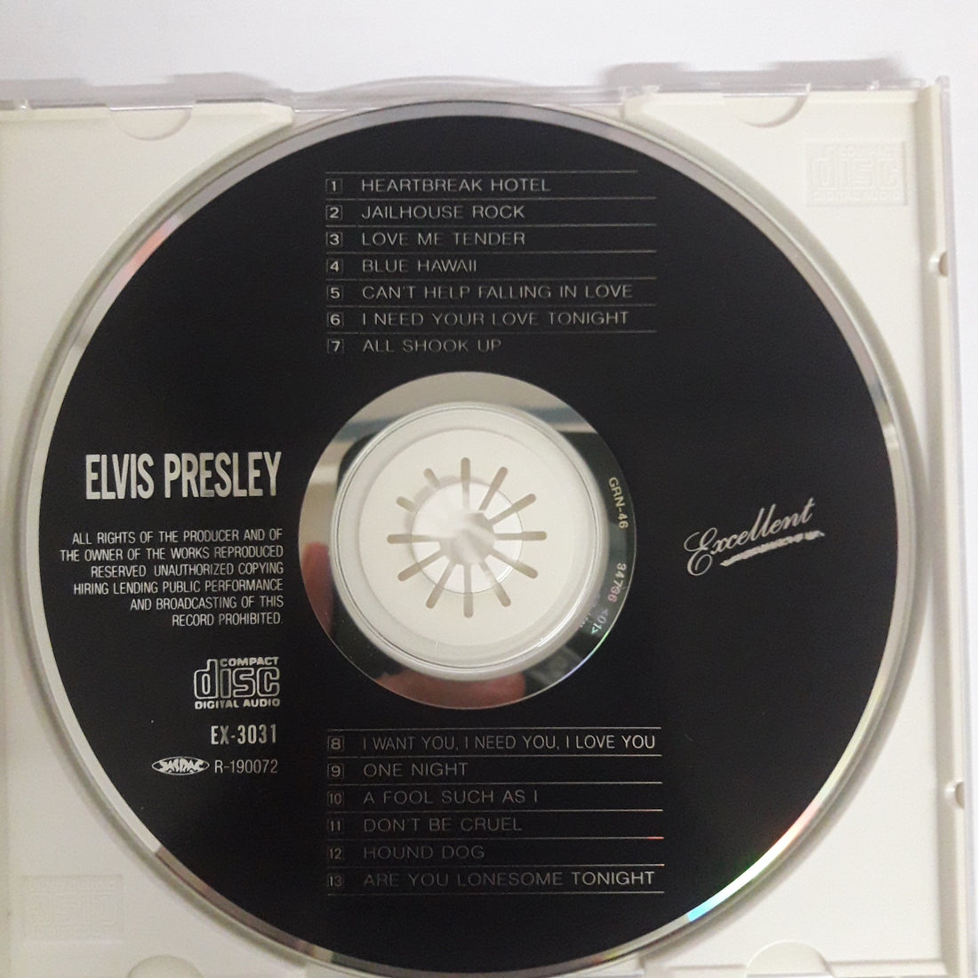 ELVIS PRESLEY - HEARTBREAK HOTEL - BIG ARTIST ALBUM (CD) (VG+)