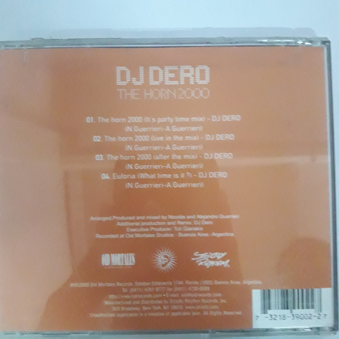 ซีดี DJ DERO 5 - THE HORN 2000 CD VG+