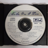 ซีดี Various - TO THE ONE I LOVE VOL.1 (CD) (VG+)