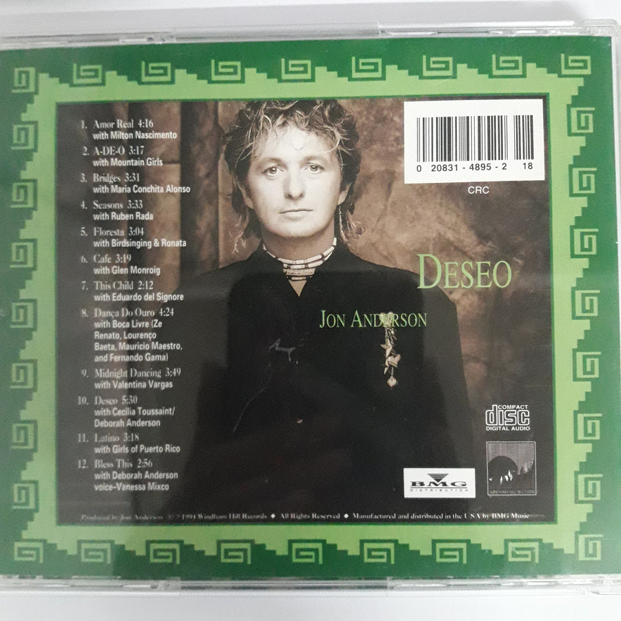 ซีดี JON ANDERSON - DESEO CD VG+